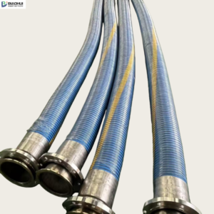 Composite hose for diesel, gasoline, and lubricating oil delivery