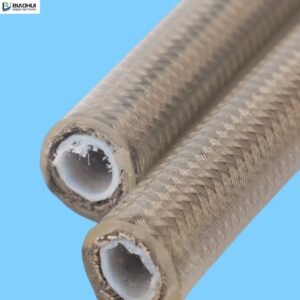 Silicone Coated Stainless Steel Wire Woven Smooth PTFE Tube