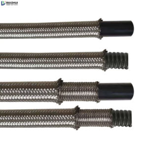 Stainless Steel Wire Braided Anti-static Smooth PTFE Tube